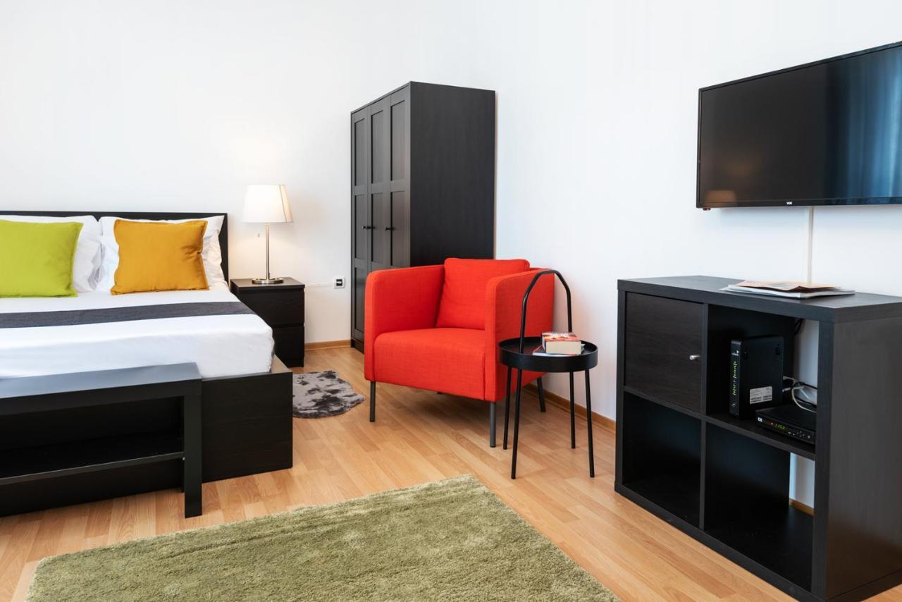 Studio apartment Financial Park Belgrado Esterno foto