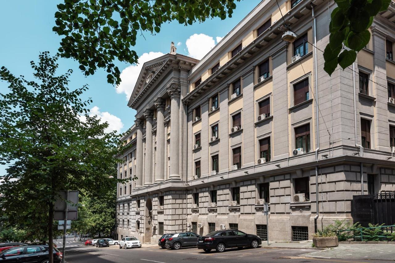 Studio apartment Financial Park Belgrado Esterno foto